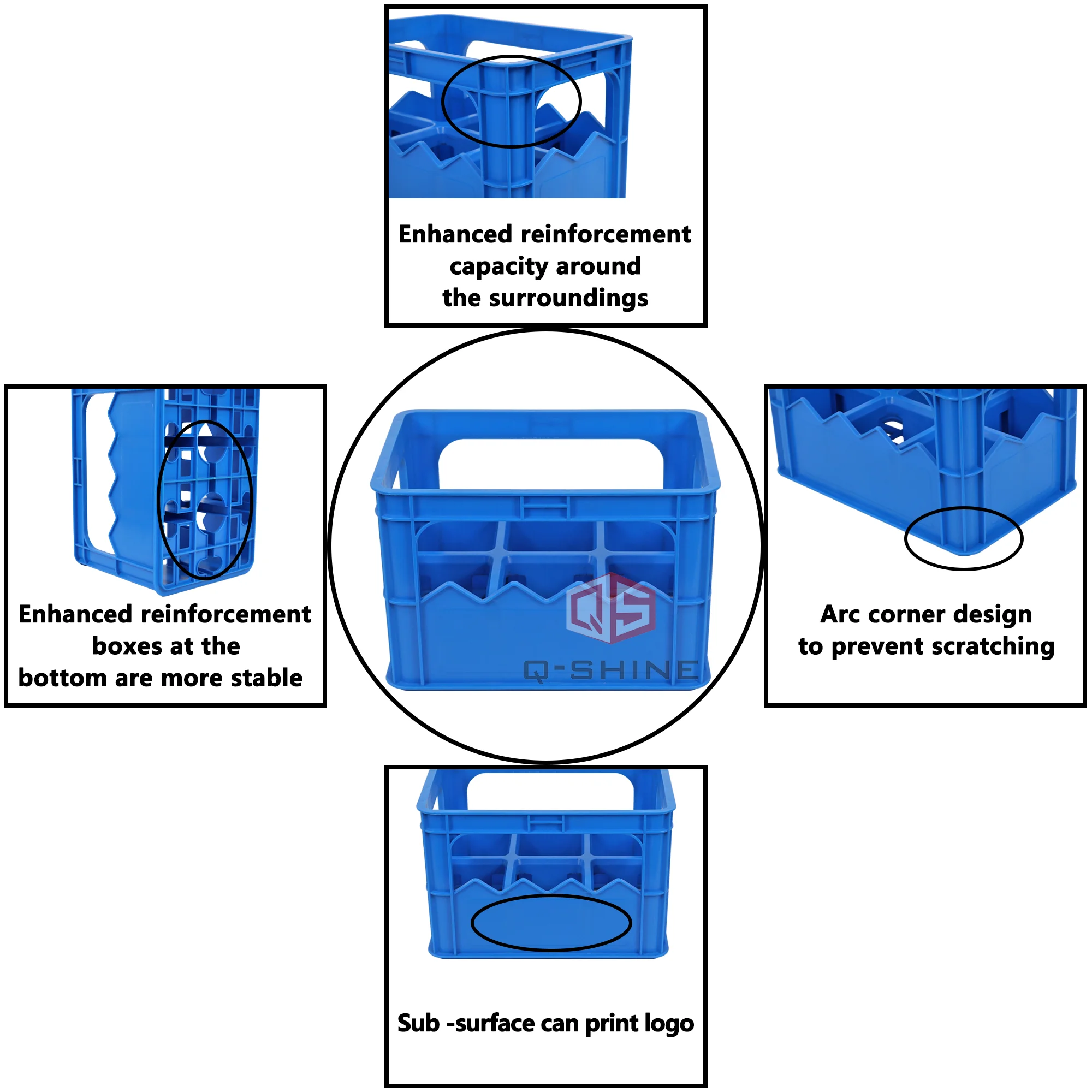 JOIN High Quality Promotional New Type Beer Basket And Milk Injection Plastic Crate Molds Household Product Mold