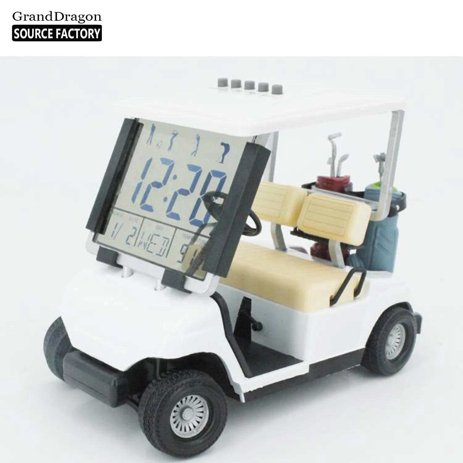 New Products In 2020 Unique Wholesale Kids Decor Mini Golf Trolley With Watch Exquisite Office articles