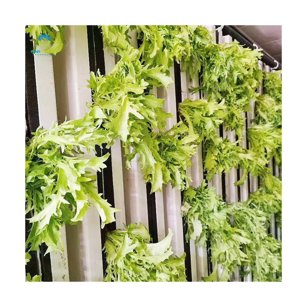 Vertical Planting Zip Grow Hydroponic Horticultural Grow Channel Pipe System Tower With Wheel For Lettuce Vegetable Cultivation