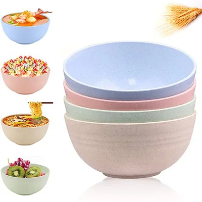 Миска из пшеничной соломы кухонные миски для супа миска фруктов и