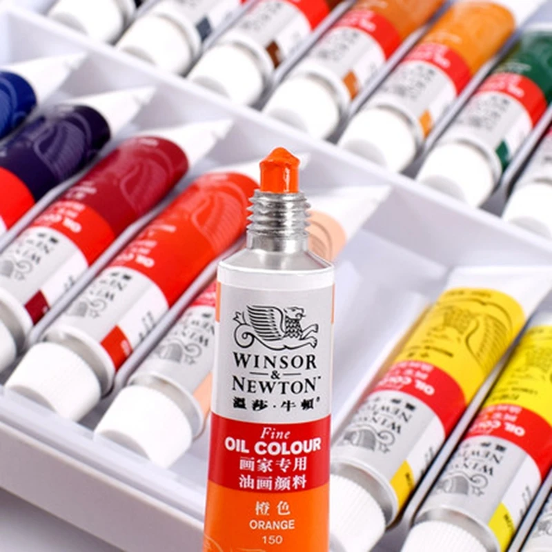  Winsor & Newton 12/18/24 цветов 12 мл профессиональная художественная алюминиевая трубка масляная краска набор для художественных