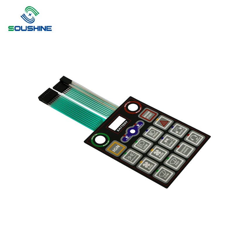 Waterproof Keypad 3x4 Matrix 20 Key Membrane Switch Keypad Access Control China Manufacturer