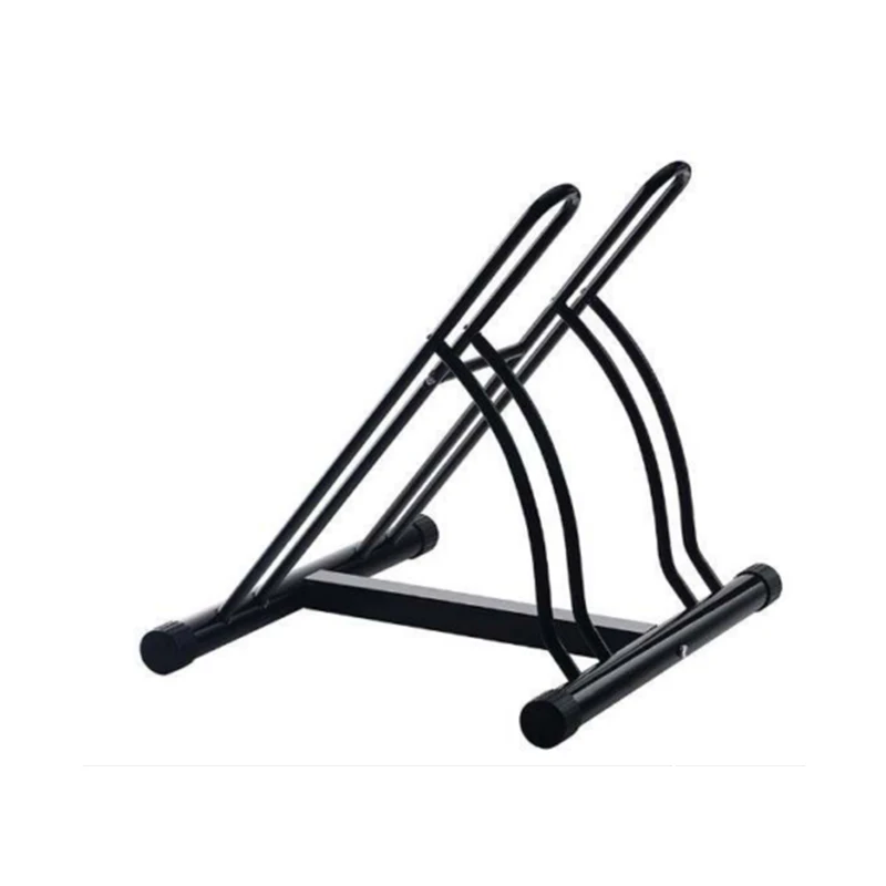 Bicycle Floor Parking Rack Stand Road Bikes Indoor Outdoor Garage Storage Classic 2 Bikes