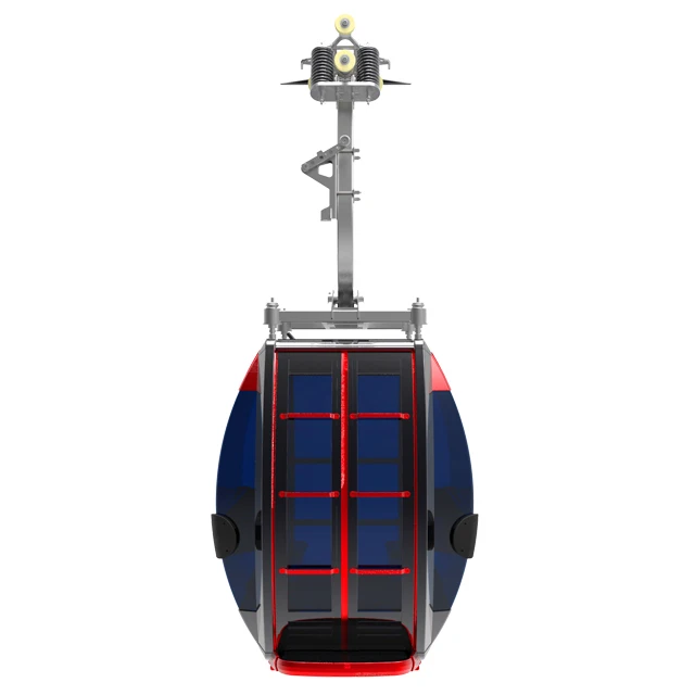 
Detachable clamp ropeway Ropeway fixed grip type Pulsatile Mountaineering skiing Manned crane High altitude sightseeing tour 