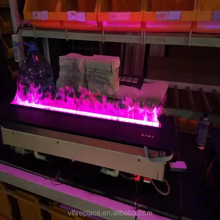 800mm length super cool muti-colors changing led light smart water steam vapor fireplace