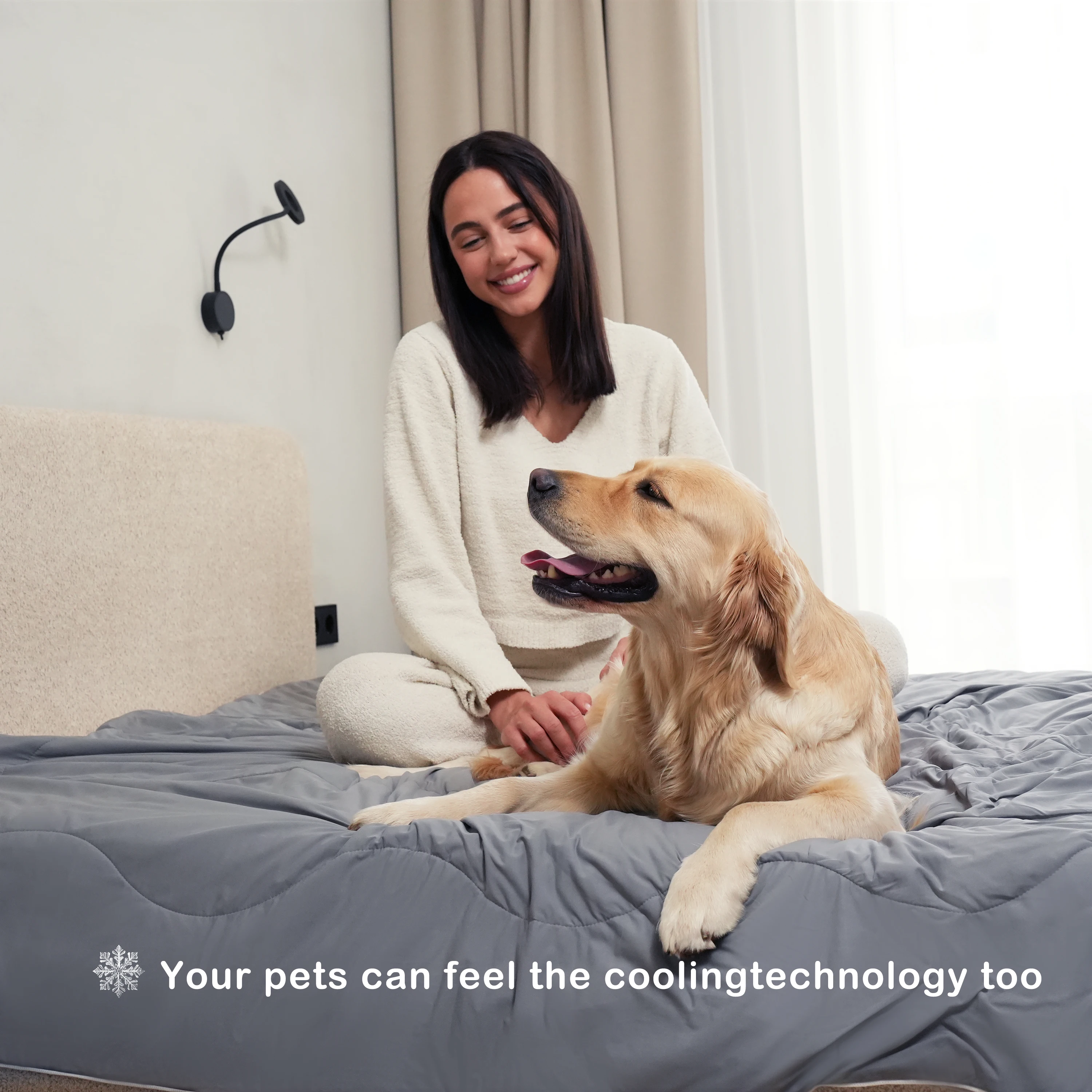 Cooling Comforter Queen Size,Q-Max > 0.45 Arc-Chill Cooling Fiber, Lightweight Cool Blanket for Hot Sleepers and Night Sweats