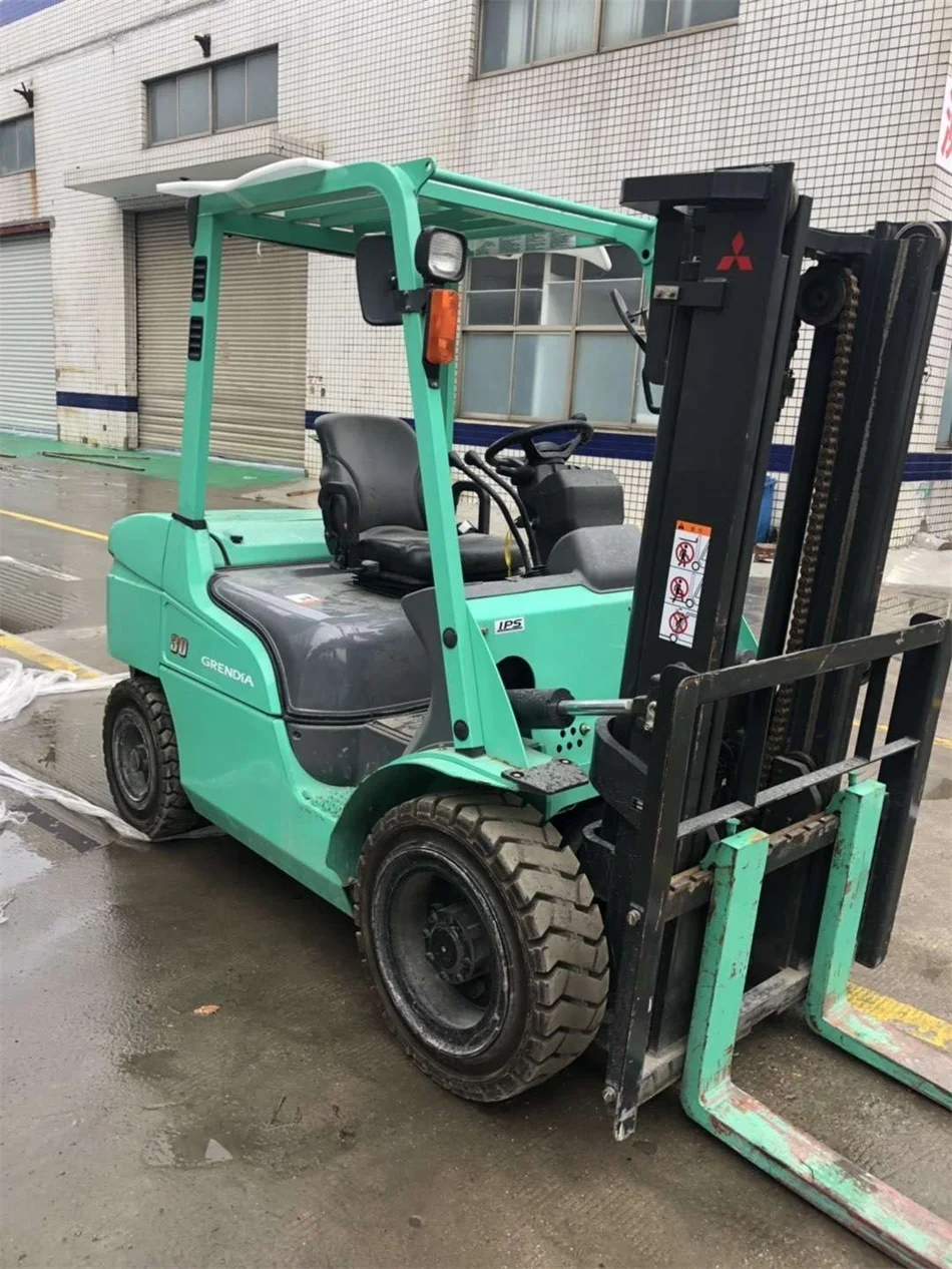  Прочный японский Mitsubishi 3ton FD30T использованы дизельный вилочный