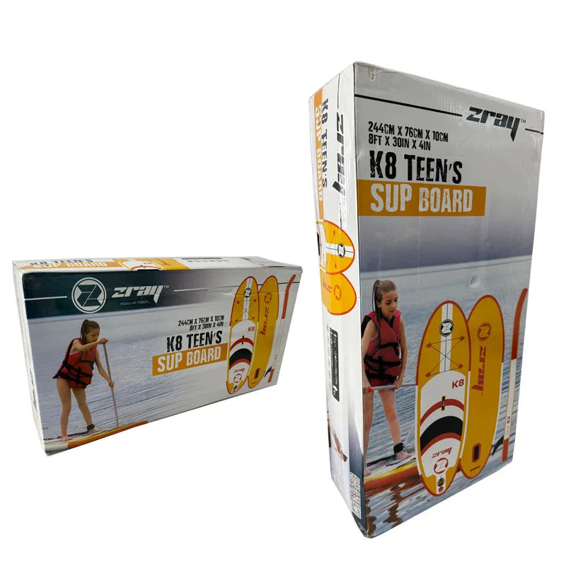 ZRAY KID board 244*76*10cm inflatable surfboard stand up paddle surfing board water sport sup children board all around light