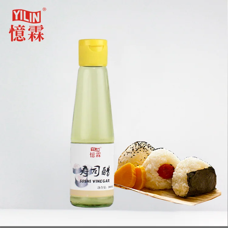 Суши уксус, китайский 239 мл, белая бутылка, упаковка, цветная жидкая приправа, сладкий и кислый японский вкус, суши-уксус