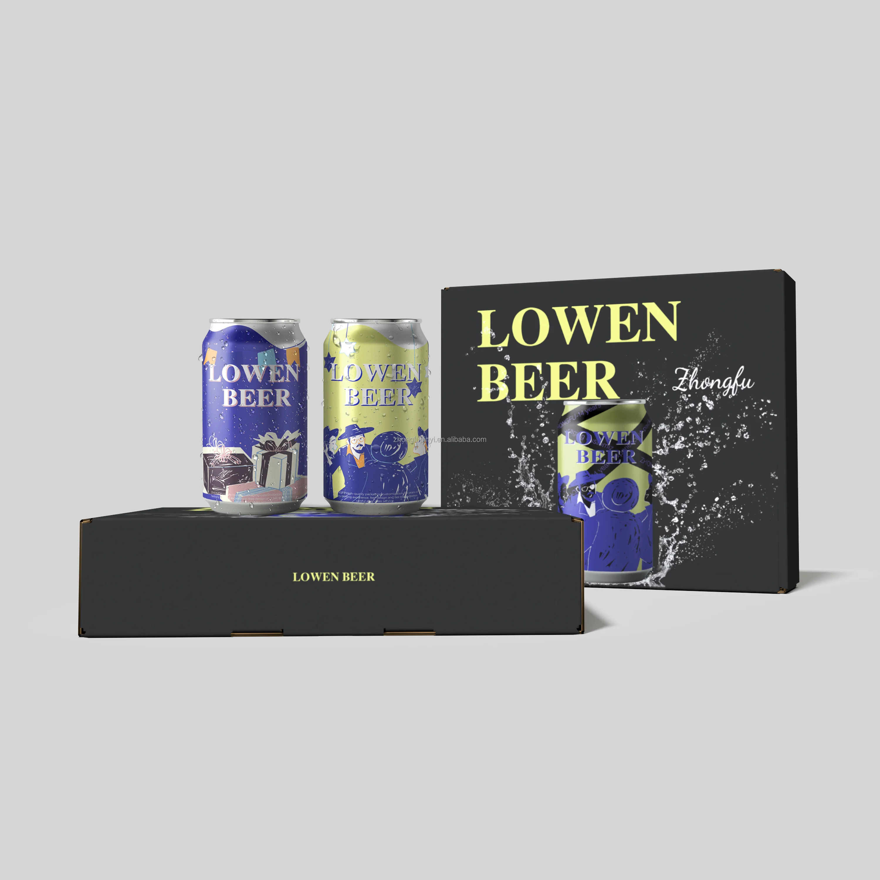 Wine Bottle Empty Gift Box China Manufacturers Cardboard 6 Pack Alcohol Free Beer Qingdao Beer Box Packaging