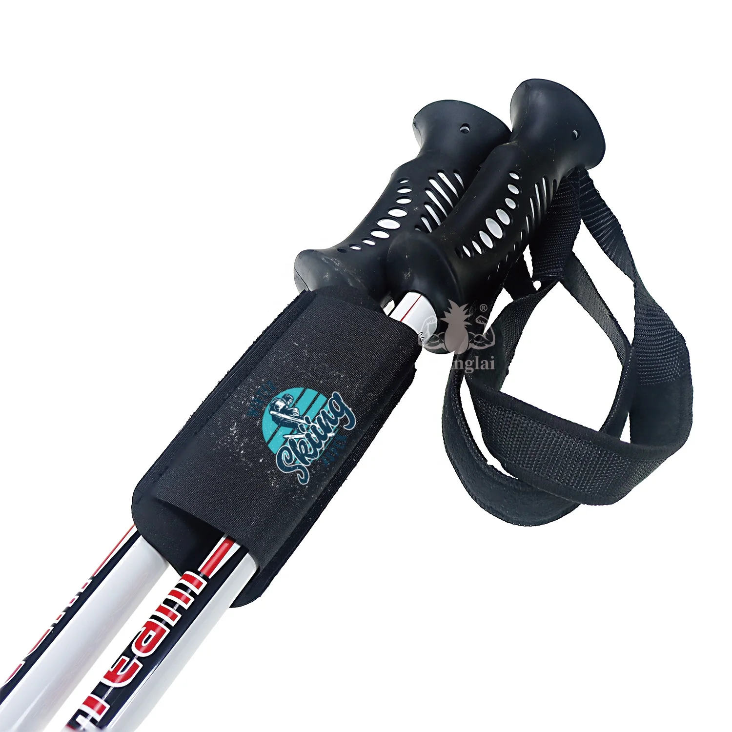 55*135mm Logo Printed Skiing Products Nordic Ski Holder Strap
