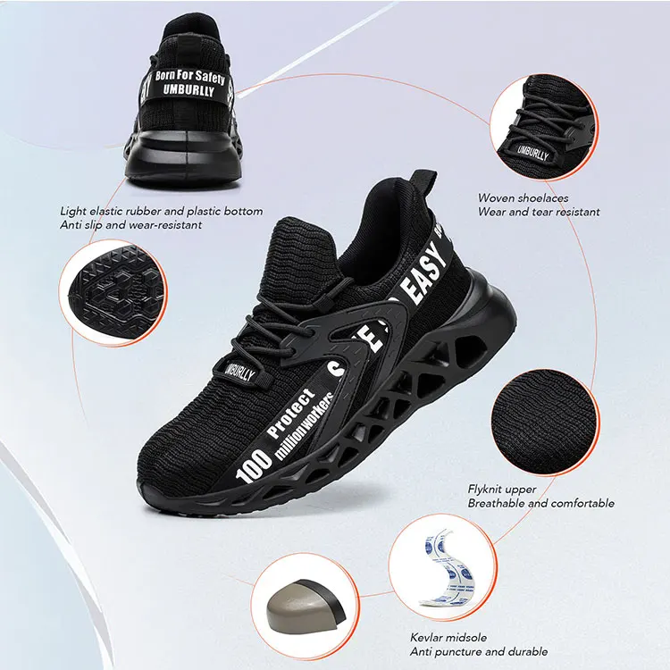 SEAMRAY FZ-311 High quality composite sport light weight fashionable industrial work steel toe men safety shoes