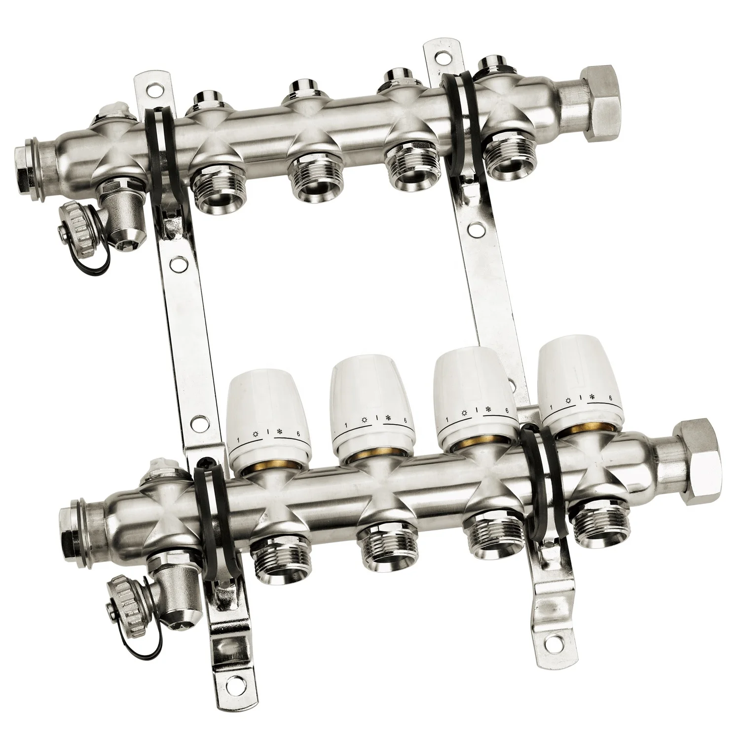 Underfloor Mixing Pex Pipe Hydronic Water Manifold System Hydraulic Separator Manifolds Floor Thermostat Room Heating