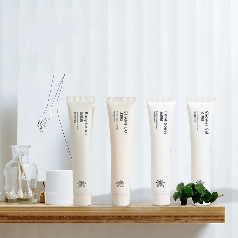 Wholesale Small Shampoo Soap Bathroom Hotel Toiletries Paper Box Packaging Luxury Hotel Amenities Suppliers Kit