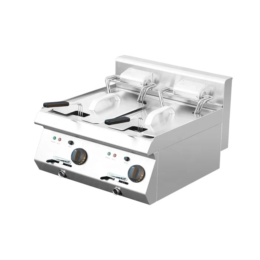 Factory Manufacture Various Adjustable Temperature Electric Fryer With Stainless Steel Thermostat For Commercial Use