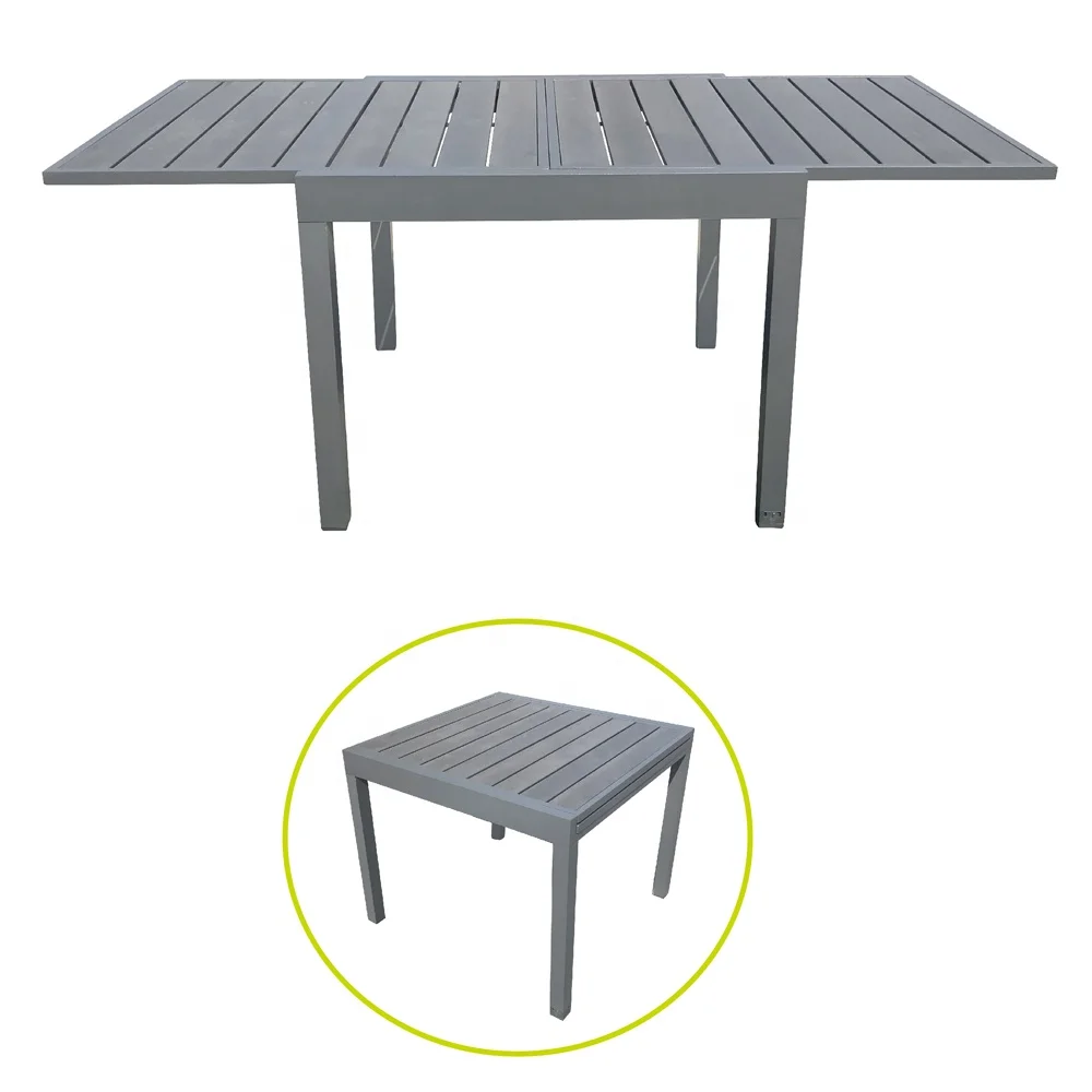 Высококачественный раздвижной деревянный обеденный стол для отдыха на открытом воздухе