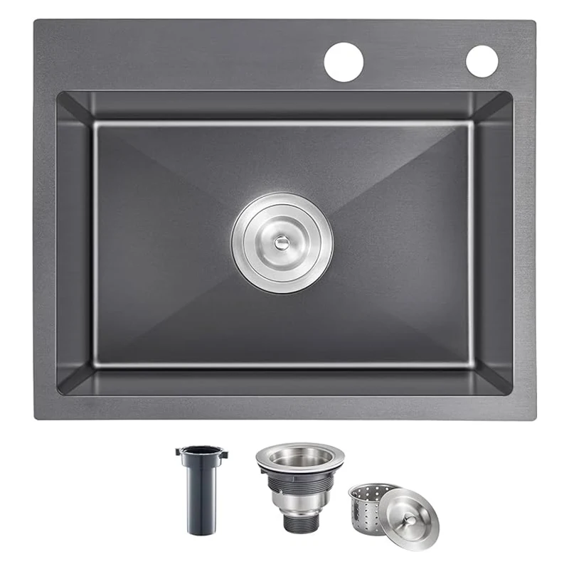 Кухонная раковина с одной чашей