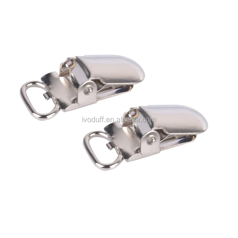 Зажимы для подтяжек Ivoduff, лидер продаж, мини-зажимы для подтяжек без пластиковой вставки, 10 мм зажимы для пустышки