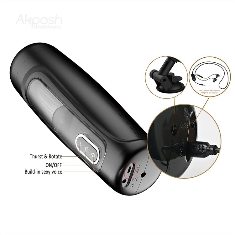Automatic Rotation Sex Machines Male Masturbator Cup Silicone Vagina Real Pussy  Pocket Adult Masturbation Toys for Men