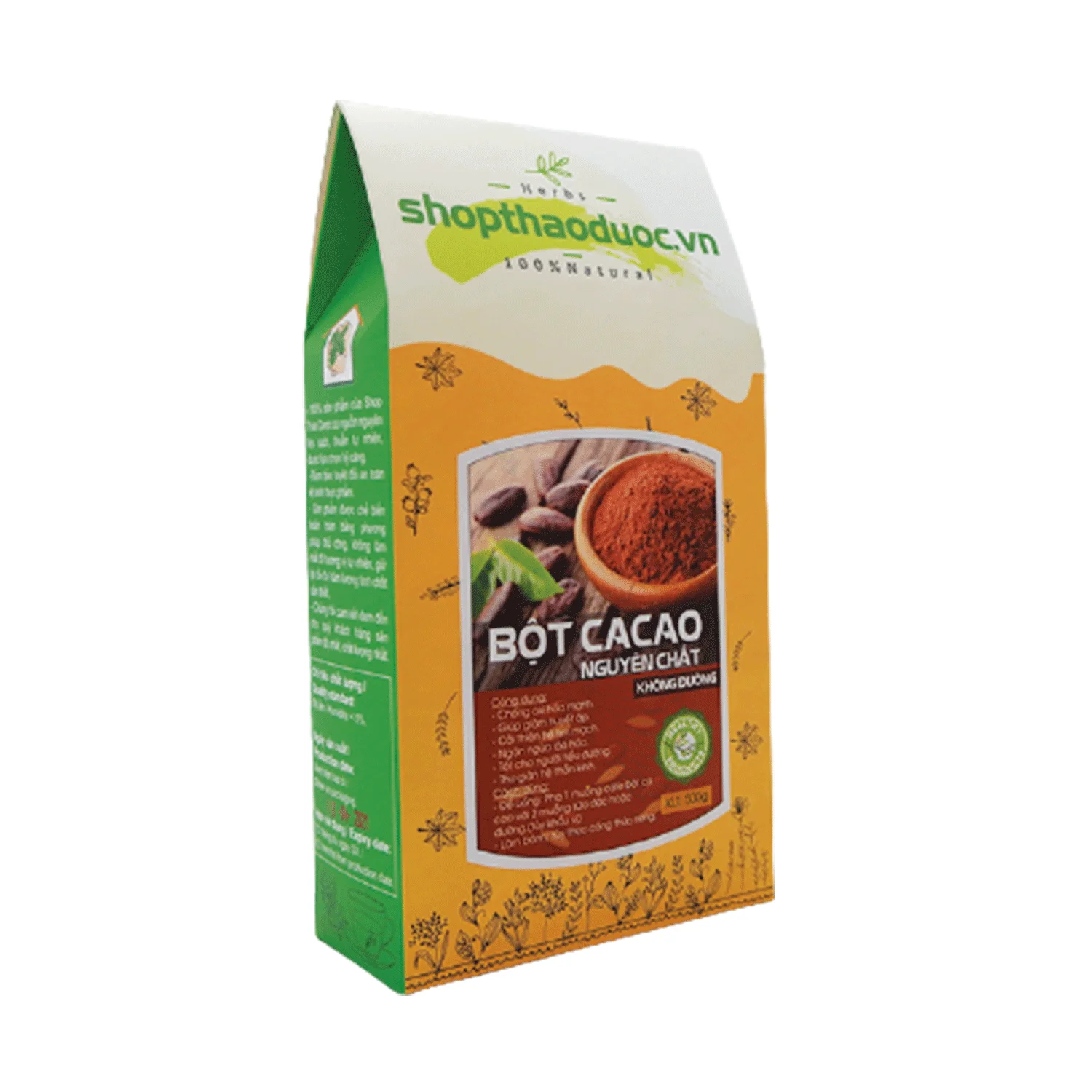 Pure Cocoa Powder 500g From Viet Nam 100% Natural Good Product Easy To Use Good Price OEM Private Label