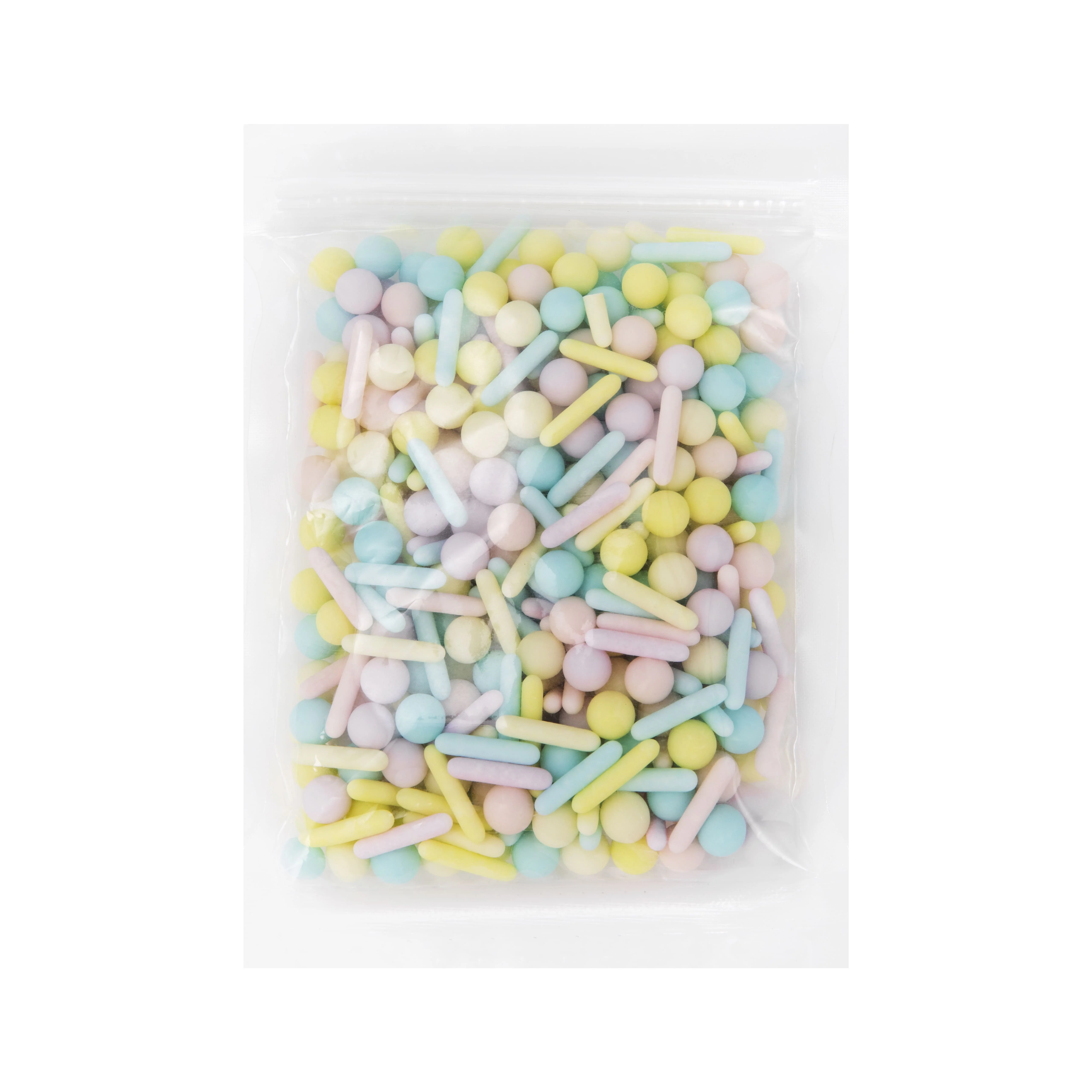 Украшения для выпечки 238 г прозрачный пакет Morandi цветные матовые цветные бусины палочки разноцветные смешанные сахар иглы сахар
