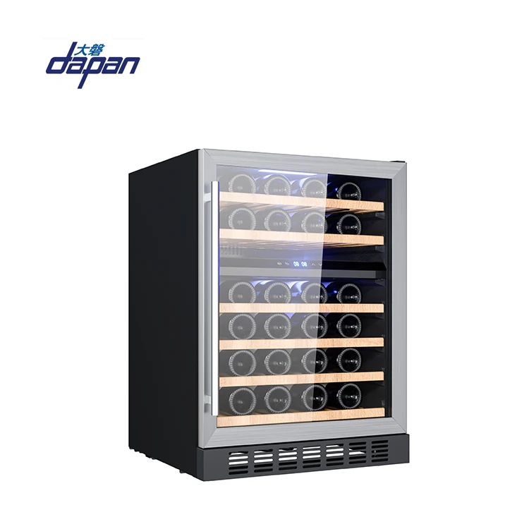 46 bottles dual temp wine cooler mini compressor wine cooler best wine cellar coolers