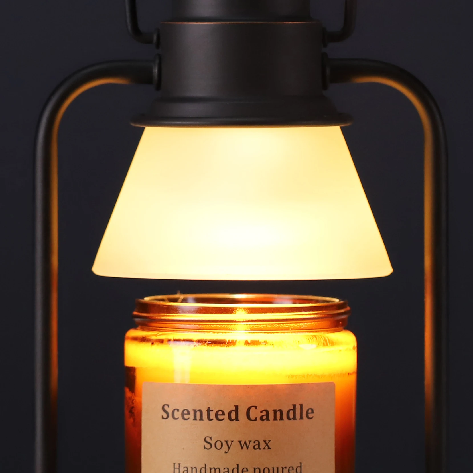 Wholesale 220V CE/KC/UL/PSE/BSMI  Mini Oil Rubbed Bronze Electric Incense burner Candle Warmer Table Lamp Top Down Wax Melter