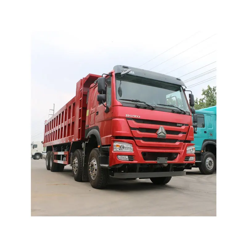 Sinotruk Howo dump truck 6x4 371 HP 50 tons 10 tire factory uses heavy dump truck diesel