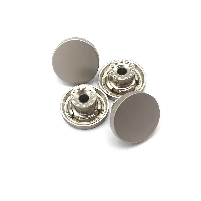 Hot selling fashion custom embossed alloy shank  button logo metal  jean buttons for jean