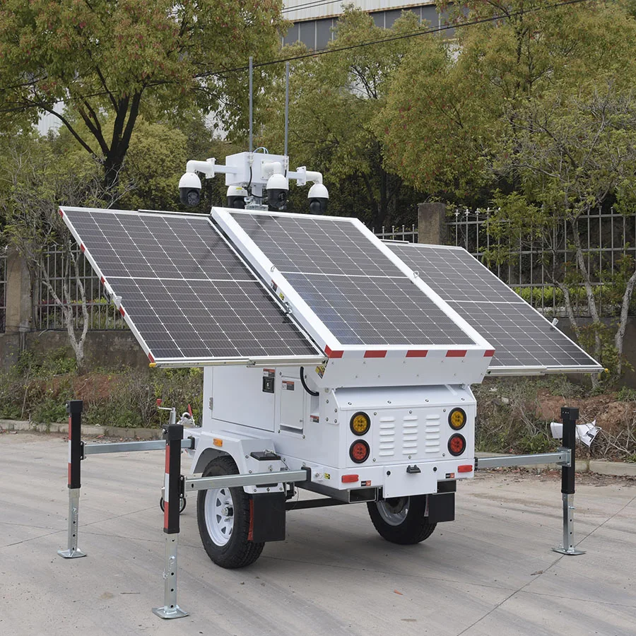 Univ surveillance solar energy system trailer CE