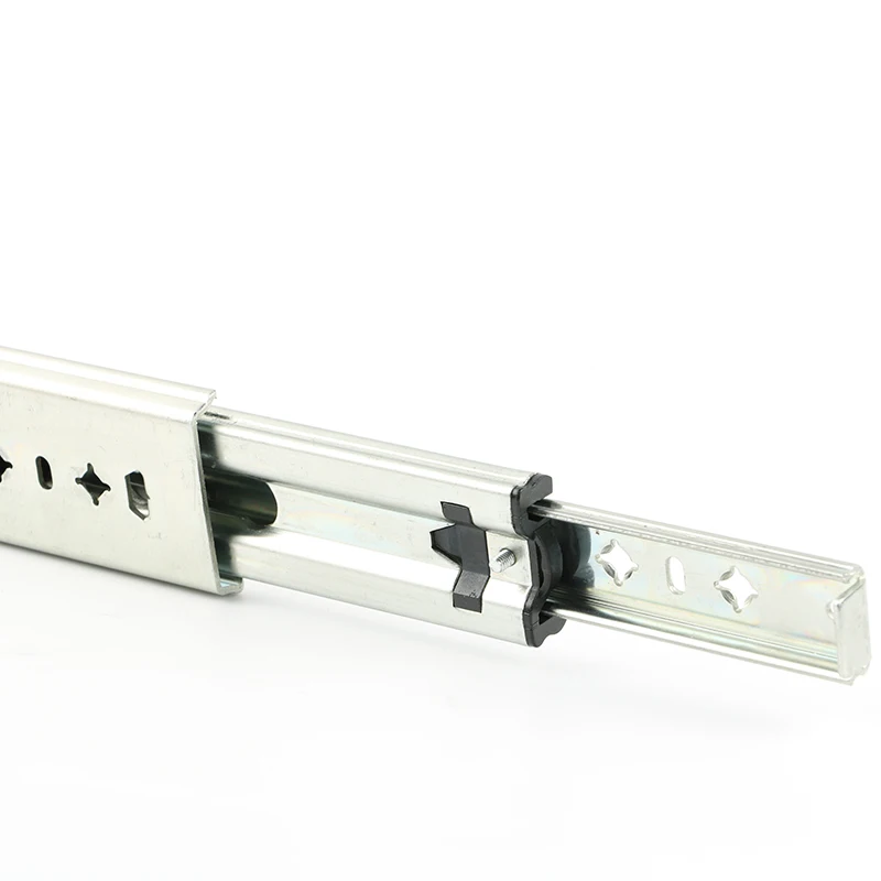 53mm soft closed ball bearing heavy load 220 lb expansion channel furniture hardware drawer kitchen cabinet toolbox slide track