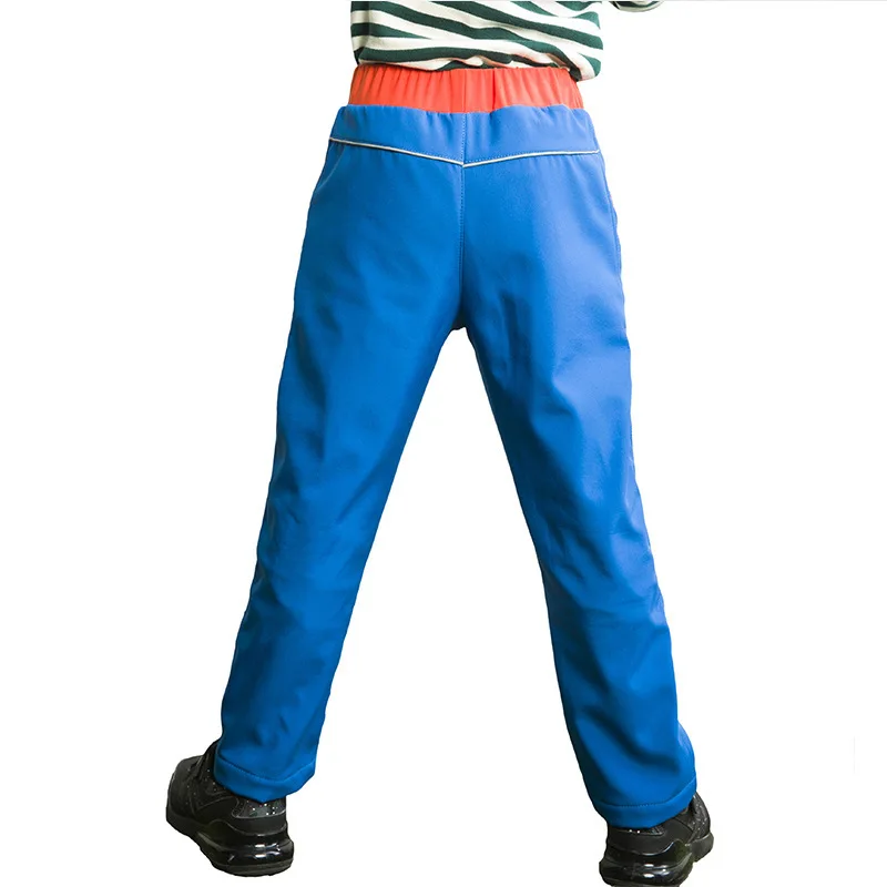 2021 hot sales kids winter clothing snow pants waterproof fleece lined reflect light trousers snow pants for kids snow pants