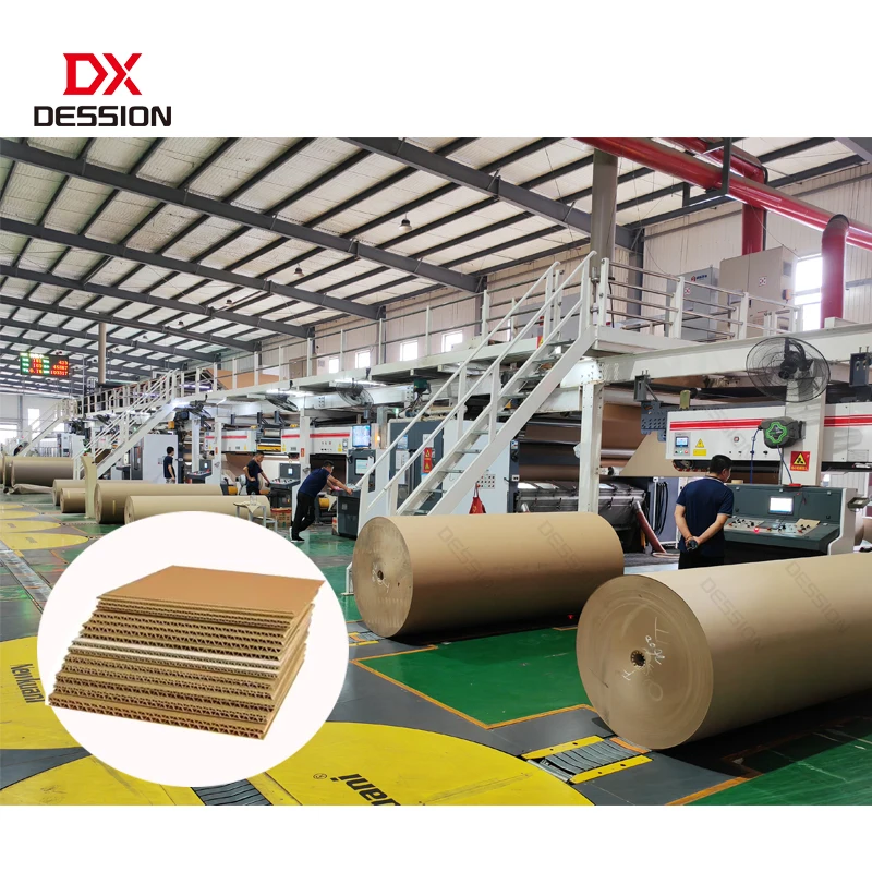 Automatic High Speed 3 Layer Corrugated board sheet Making Machine 3 5 7ply Corrugated Cardboard Production Line