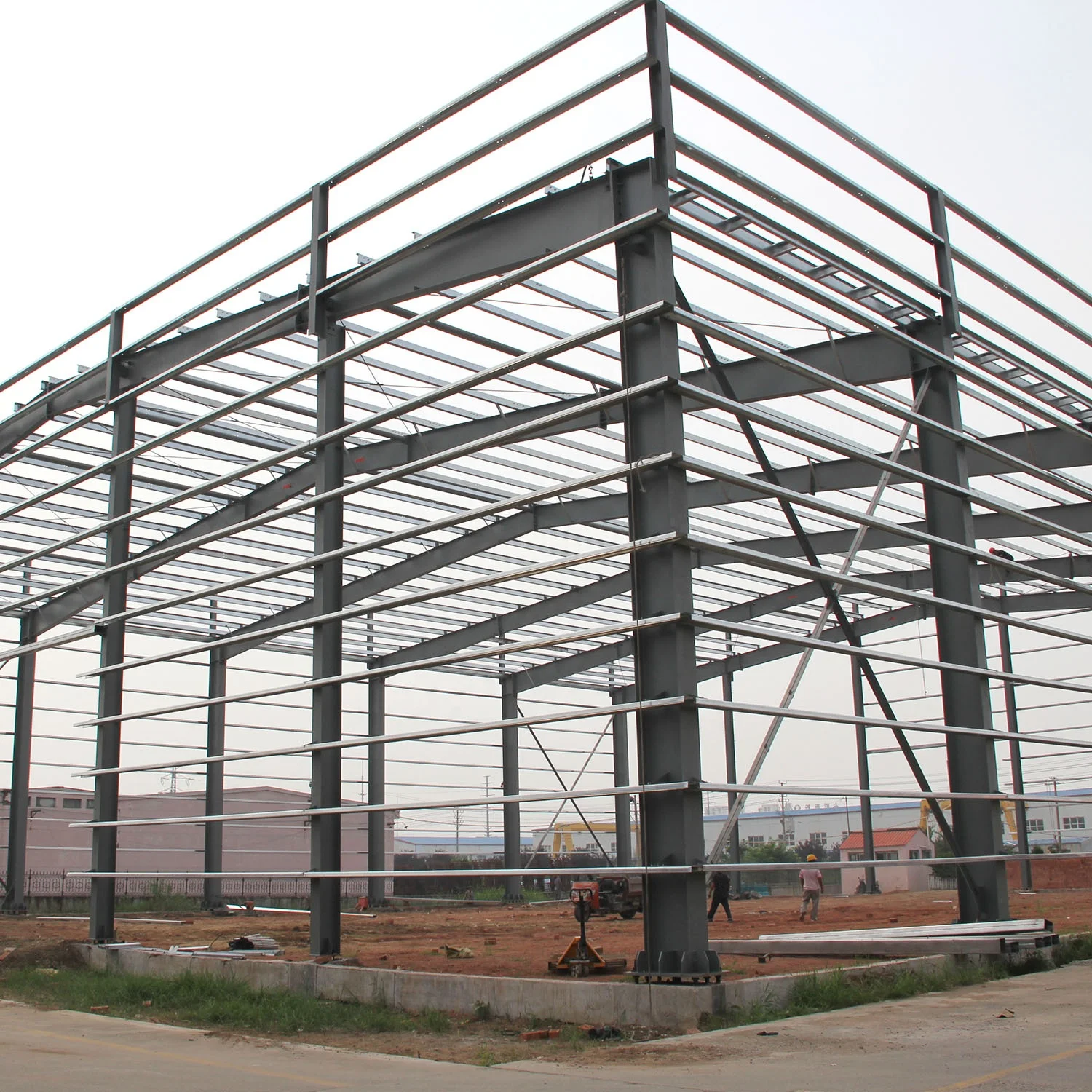 Промышленная модульная мастерская, строительная конструкция