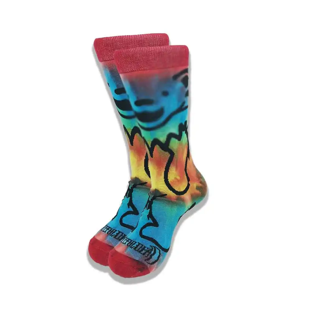 Funny Anime movie character cartoon Socks and tie-dye Novelty Creative Hip hop  skateboard men socks