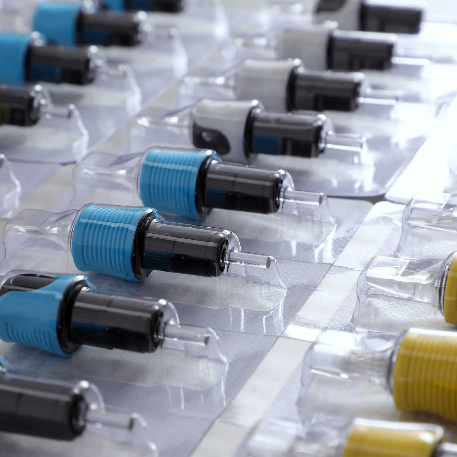 Soft Silicone Universal Tattoo Needle Cartridge Finger Ledge Cartucho de aguja para tatuaje Professional Tattoo Needle Cartridge