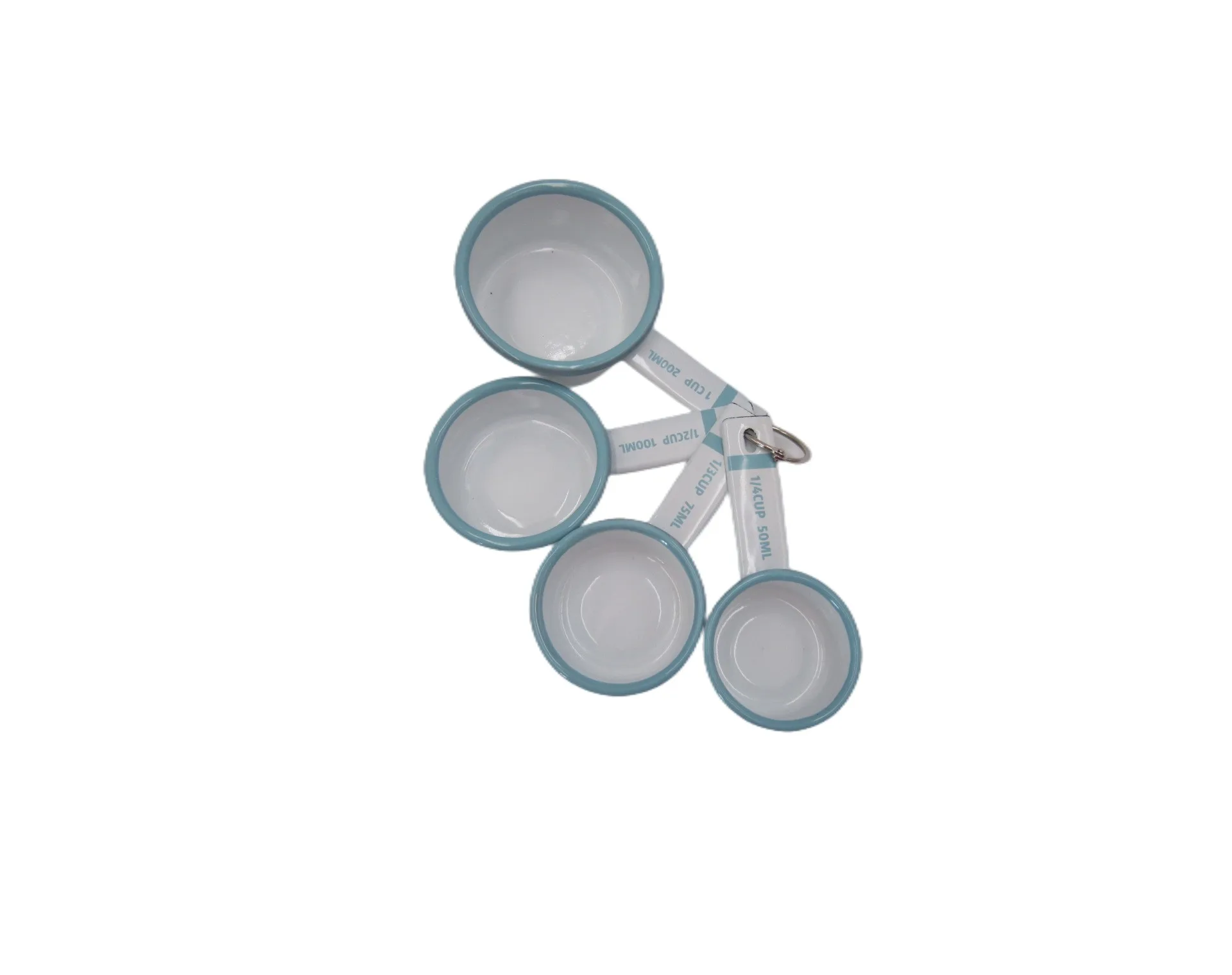30/50/100/200ML Set 4  Measuring Cup Enamel Cup with Handle