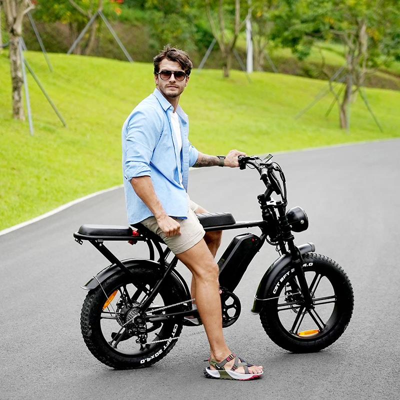 EU NL DE PL Warehouse Electric Bike OUXI V8 Free Shipping Electric Bicycle Fatbike EU Stock Ready To Ship 1000W 48V 15Ah Ebike