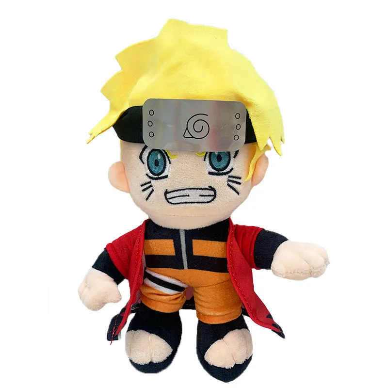 HWL Cute Japanese Anime Narutos Plush Toys Uzumaki Doll Hatake Kakashi Uchiha Sasuke Doll Uchiha Itachi Doll Pillow Plush Toys