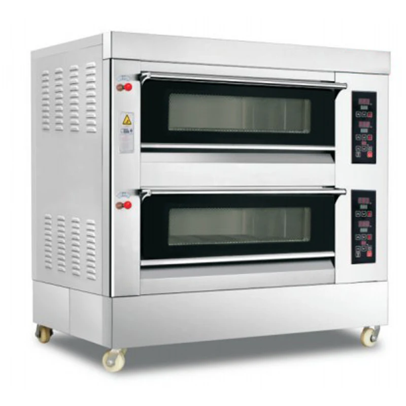 Electric ovencommercialdouble-layerlarge capacity oven baked pizzaegg tartsbaked cakestwo-layer, two plate oven