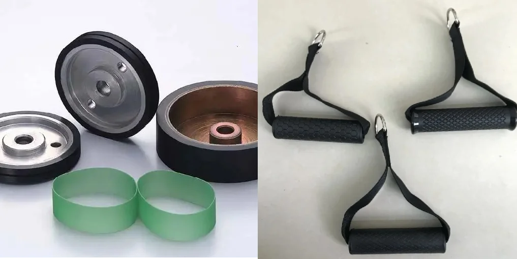 GOOD-QUALITY TPE HANDLE COATING GLUE PROCESS IN WRAP PLASTIC MOLD SECONDARY MOLDING