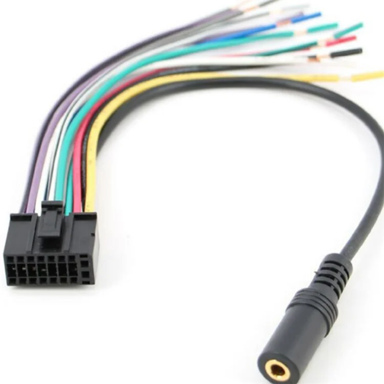 Прямая поставка с фабрики 4 контактный Din Rca кабель разъемами видео и аудио жгут