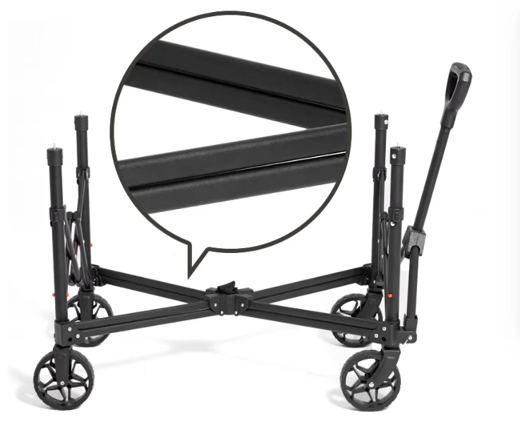 Professional Manufacture Nice Price Grocery Steel Frame Aluminum Alloy Folding Carts