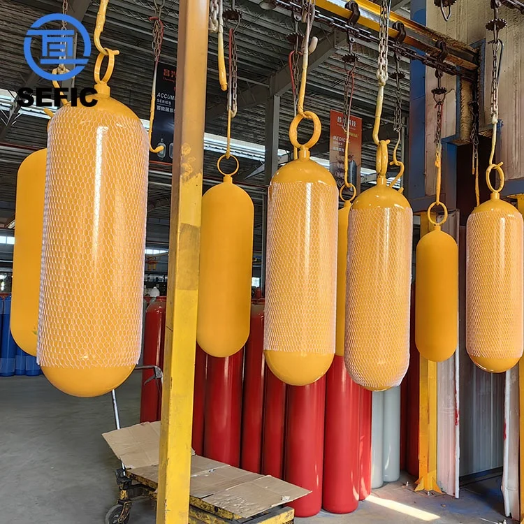 ISO11439 High Quality SEFIC Brand New CNG Cylinder Manufacturer 325mm-65L 200bar Type1 Car Gas Tank