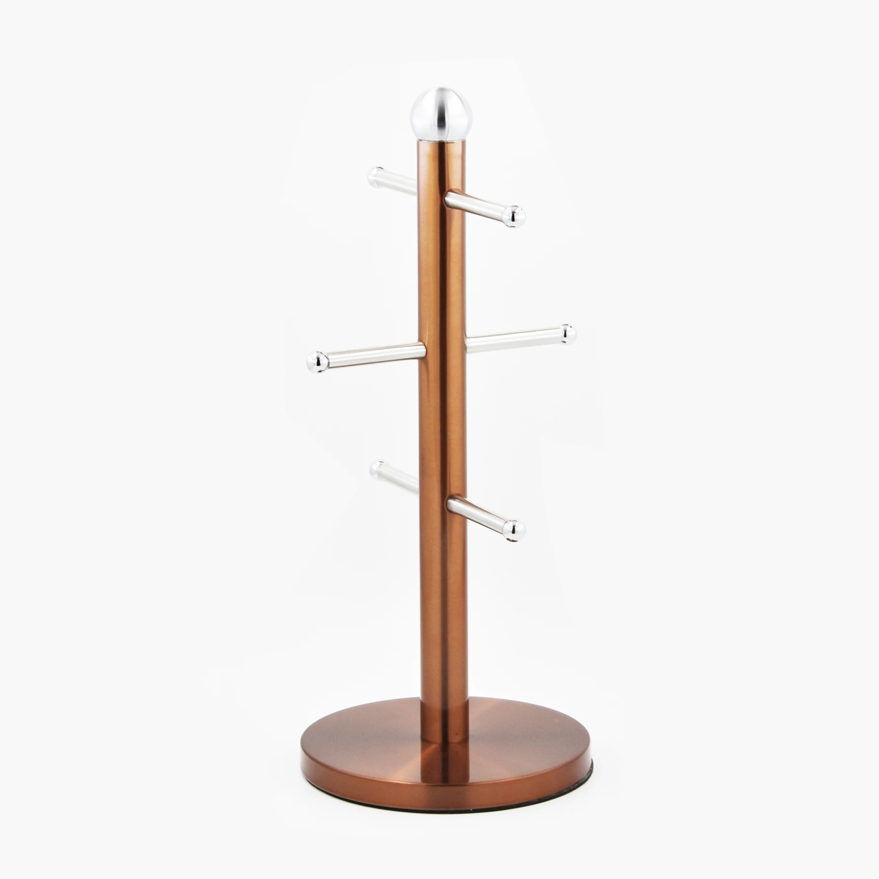 Kitchen accessories stainless steel standing coffee mug rack tree dry rack cup holder