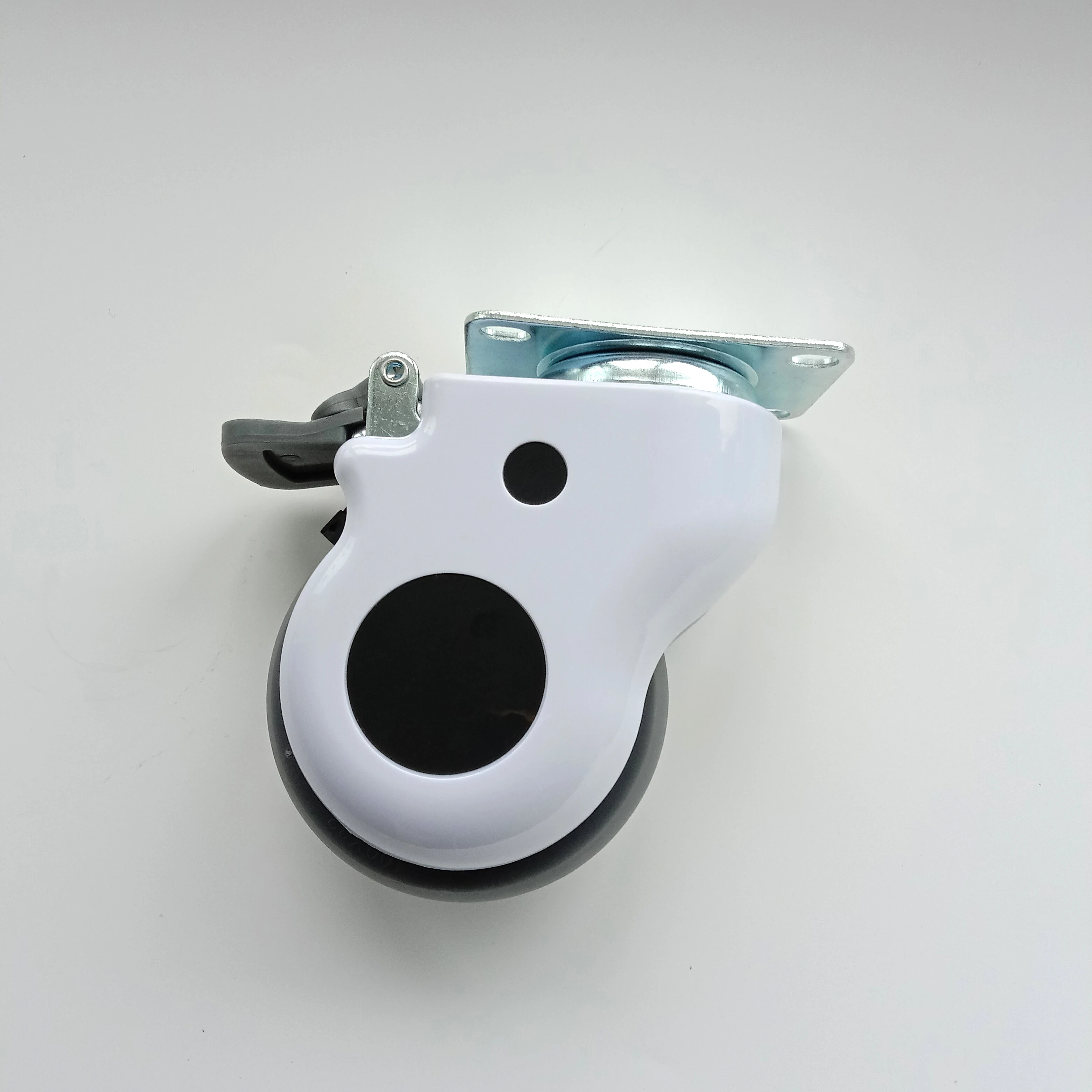 2024 Best Selling Threaded Stem Double Wheels Medical Caster For Hospital Medical Casters Wheels