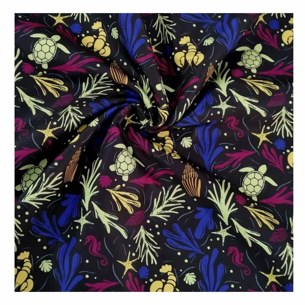 wholesale printed 100% polyester micro fiber peach skin fabric for beach pants