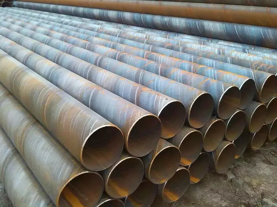 Black API 5L Spiral Weld steel pipe SCH40 SSAW Steel Pipe for Construction Low Price Wholesale Professional Manufacturer