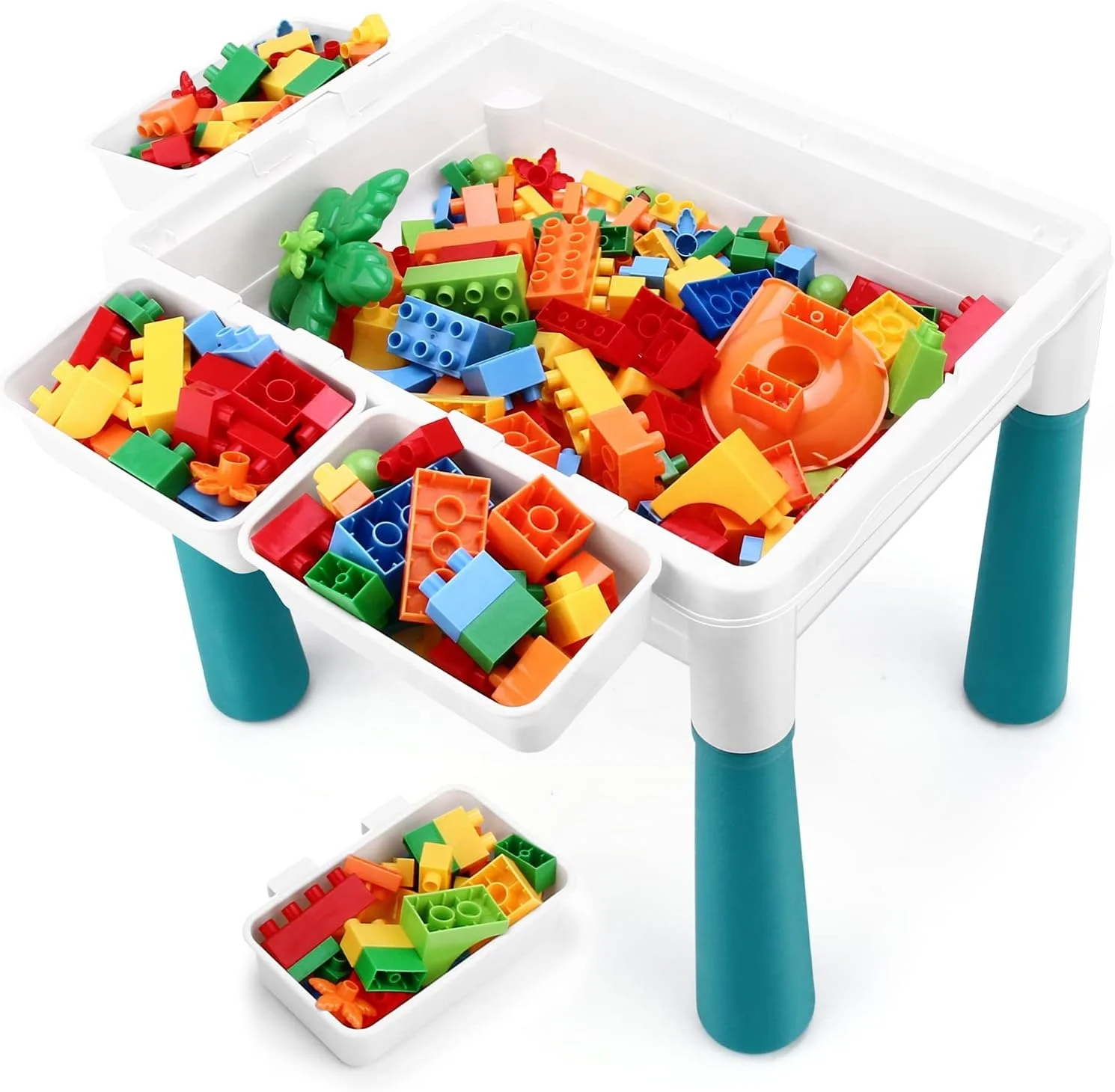 Toddlers Table and Chair Set Kids Activity Table Set Double Sided Multi Play Sand Water Table Toys for Children