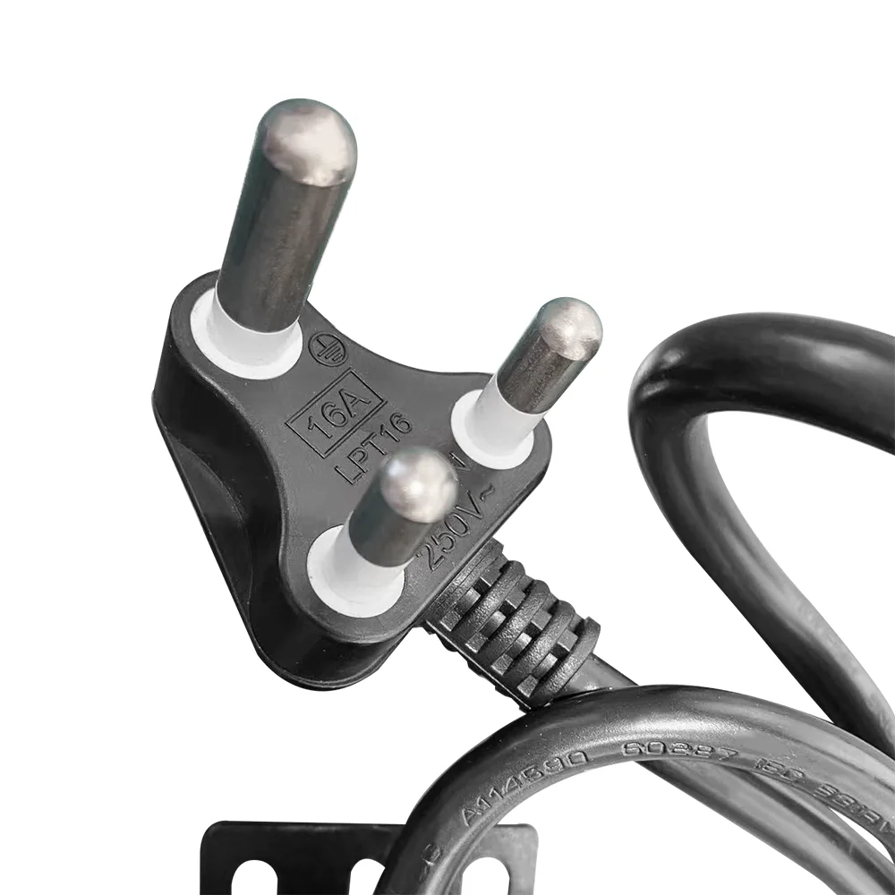 Корпус из алюминиевого сплава, индийские БРП розетка 6 / 16A 4 подъездных путей, outelts Индия БРП Розетка с USB и типа C